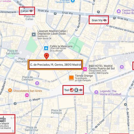 Apartamento Doble Centro Мадрид Екстериор снимка
