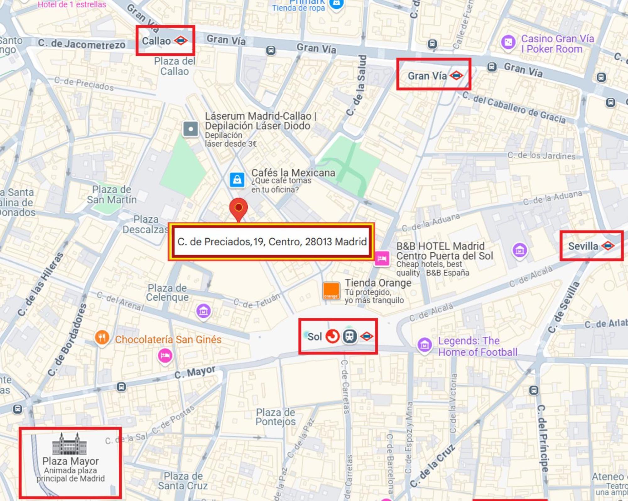 Apartamento Doble Centro Мадрид Екстериор снимка